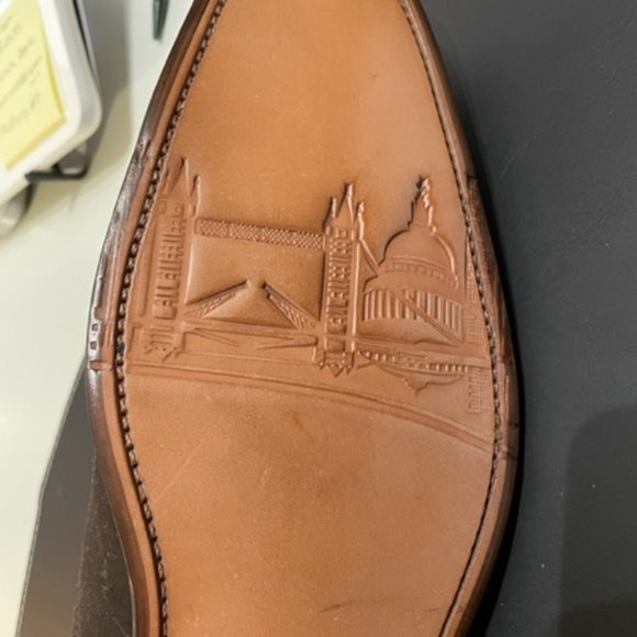 PAUL SMITH LONDON BROWN SUEDE SLIP ON SHOES. - Picture 8 of 10